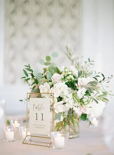 Wedding table number plate Wedding table number plate