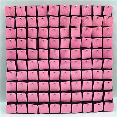 Painéis de parede brilhantes com lantejoulas