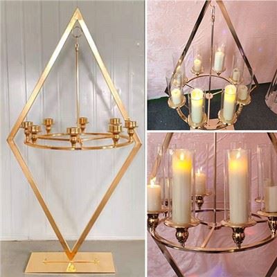 Suporte de vela lustre de mesa