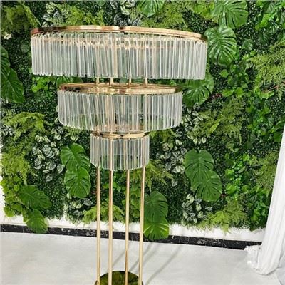 Suporte alto para flores de metal