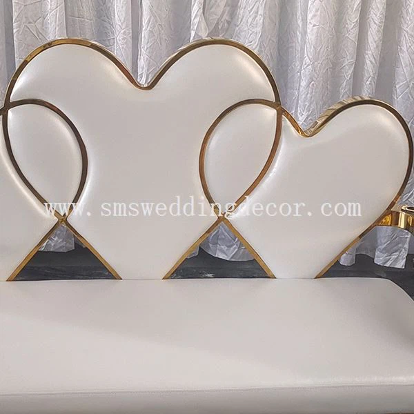 white faux leather sofa