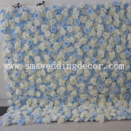 blue flower backdrop