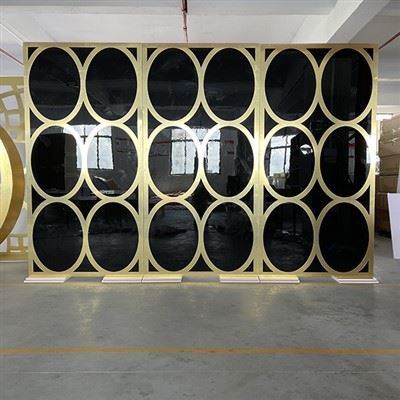 Cenário de acrílico preto