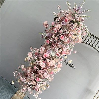 Arranjos de flores rosa blush