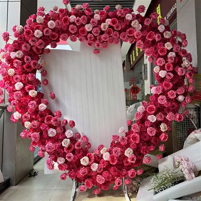 Arco de casamento de flor falsa