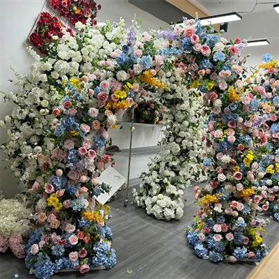 Decoração de arco floral