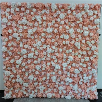 Cenário de casamento de parede floral
