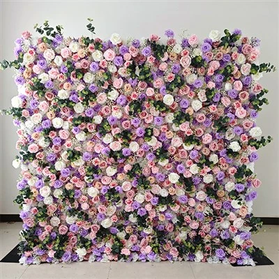 Idéias para paredes de flores para casamentos